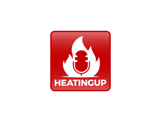 Heating Up (Podcast) logo design by dchris
