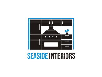 Seaside Interiors logo design by Zeratu