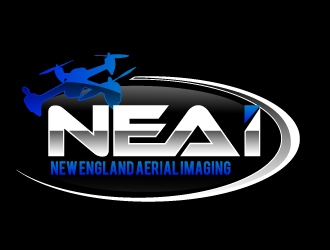 New England Aerial Imaging (NEAI) logo design by ElonStark