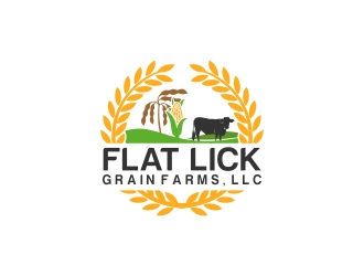 Flat Lick Grain Farms, LLC logo design by CreativeKiller