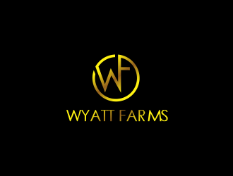 Wyatt Farms logo design by giphone
