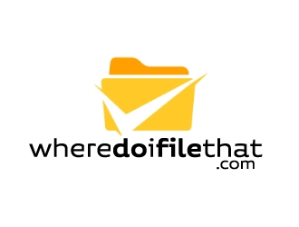 wheredoifilethat.com (where do I file that.com) logo design by ElonStark