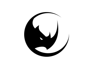 Classic Rhino logo design by Danny19