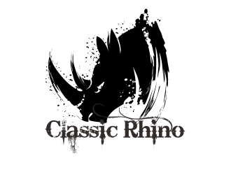 Classic Rhino logo design by bosbejo
