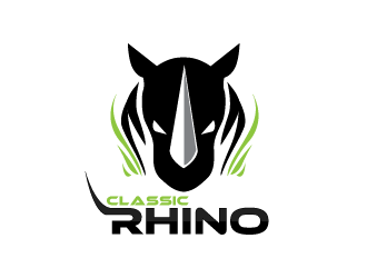 Classic Rhino logo design by Cyds