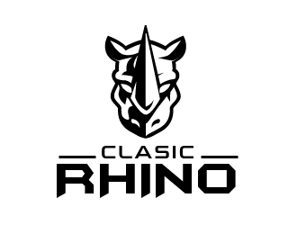 Classic Rhino logo design by yaya2a