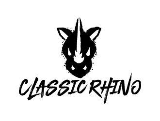 Classic Rhino logo design by jaize