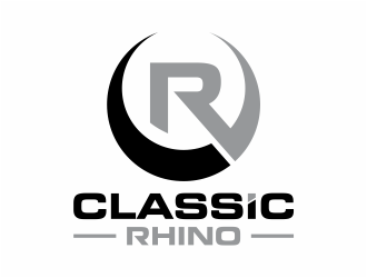 Classic Rhino logo design by mutafailan