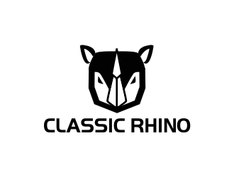 Classic Rhino logo design by akhi