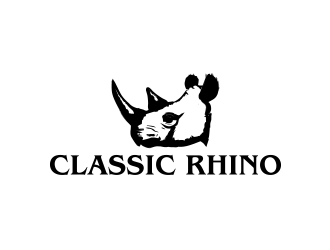 Classic Rhino logo design by keylogo
