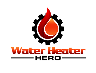 Water Heater Hero logo design by kunejo