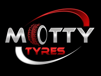 Motty Tyres logo design by PMG