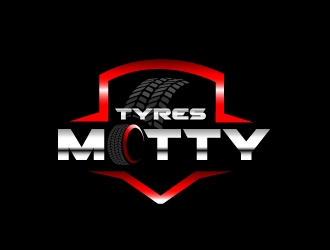 Motty Tyres logo design by samuraiXcreations
