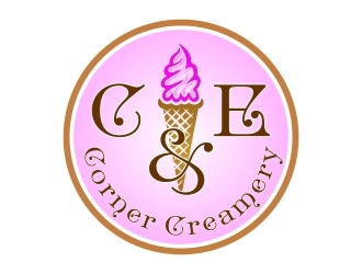 C & E Corner Creamery logo design by aura