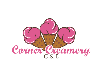 C & E Corner Creamery logo design by andayani*
