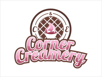 C & E Corner Creamery logo design by bunda_shaquilla