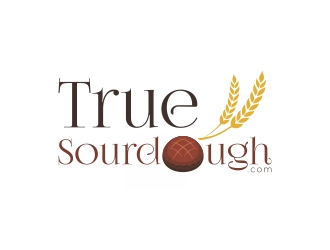 TrueSourdough.com logo design by rokenrol