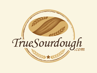 TrueSourdough.com logo design by BeDesign