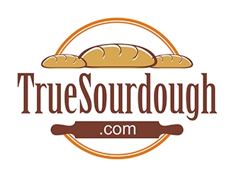 TrueSourdough.com logo design by gitzart