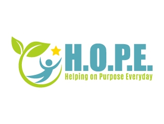 Helping on Purpose Everyday (H.O.P.E.) logo design by karjen