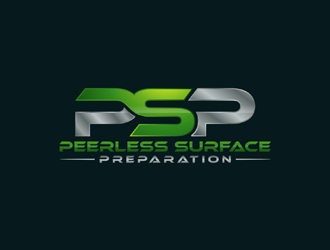 Peerless Surface Preparation and Dustless Blasting logo design by ndaru