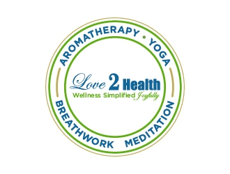 Love2Health logo design by cybil