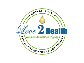 Love2Health logo design by cybil