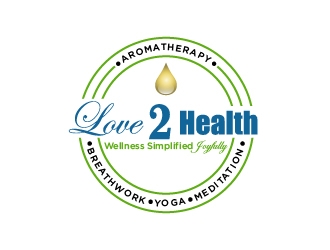Love2Health logo design by cybil
