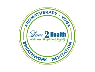 Love2Health logo design by cybil