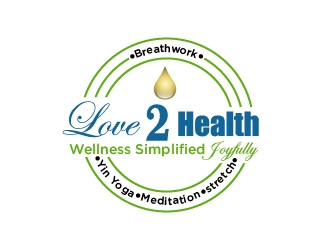 Love2Health logo design by cybil