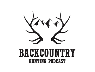 Backcountry Hunting Podcast logo design by nikkl