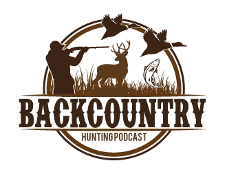 Backcountry Hunting Podcast logo design by ElonStark
