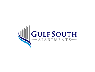 Gulf South Apartments logo design by ndaru