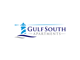 Gulf South Apartments logo design by ndaru
