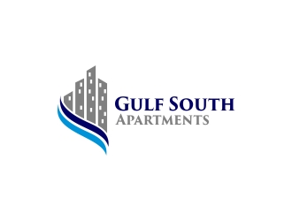 Gulf South Apartments logo design by CreativeKiller