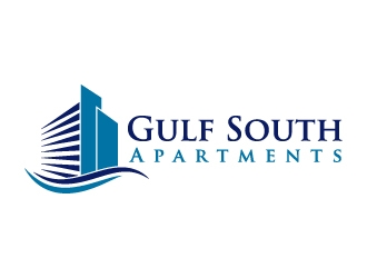 Gulf South Apartments logo design by pambudi