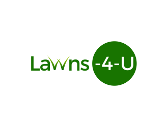 Lawns-4-U logo design by creator_studios