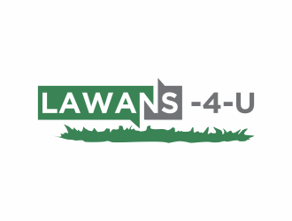 Lawns-4-U logo design by haidar