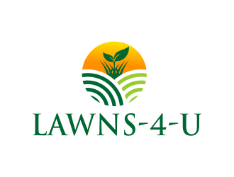Lawns-4-U logo design by creator_studios