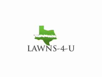 Lawns-4-U logo design by haidar