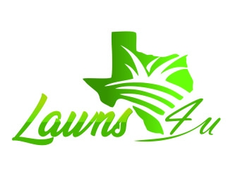 Lawns-4-U logo design by jayamuda