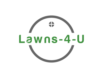 Lawns-4-U logo design by BlessedArt