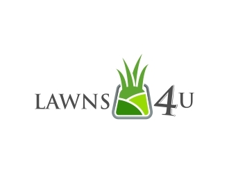 Lawns-4-U logo design by naldart