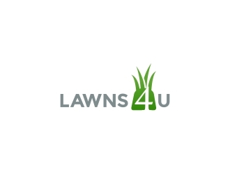Lawns-4-U logo design by naldart