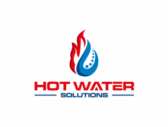 Hot Water Solutions logo design by ammad
