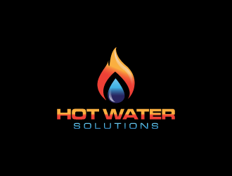 Hot Water Solutions logo design by Donadell