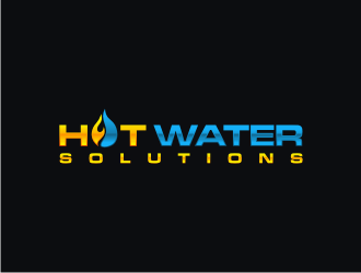Hot Water Solutions logo design by kevlogo