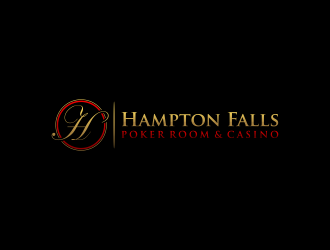 Hampton Falls Poker Room and Casino logo design by ammad