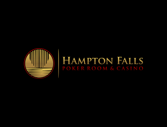 Hampton Falls Poker Room and Casino logo design by ammad