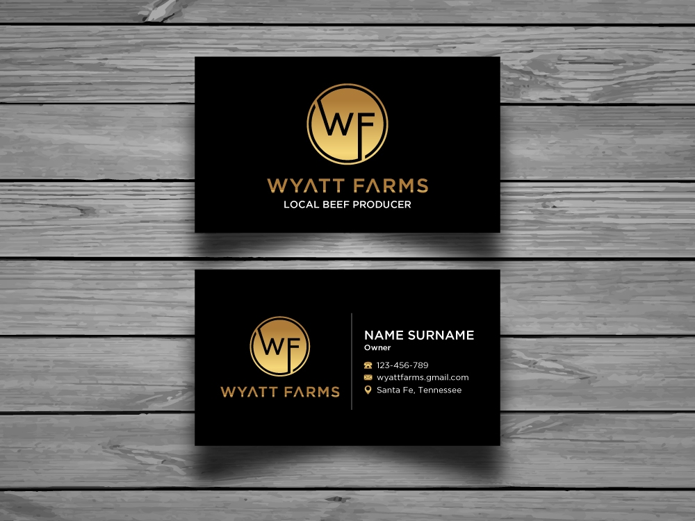 Wyatt Farms logo design by labo